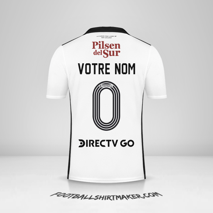 Maillot Colo Colo 2022 -  votre nom - 0