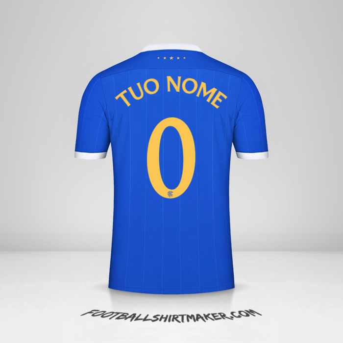 Maglia Rangers FC 2021/2022 UEL -  tuo nome - 0