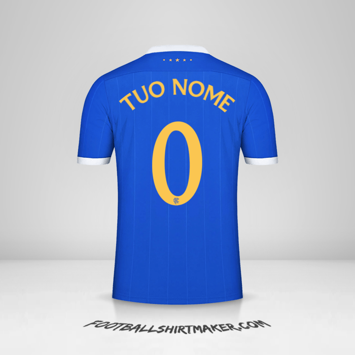 Maglia Rangers FC UEL 2021/2022 -  tuo nome - 0