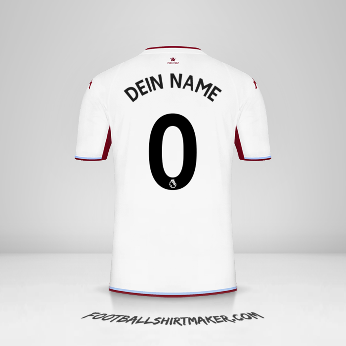 Trikot Aston Villa FC 2021/2022 II -  dein name - 0