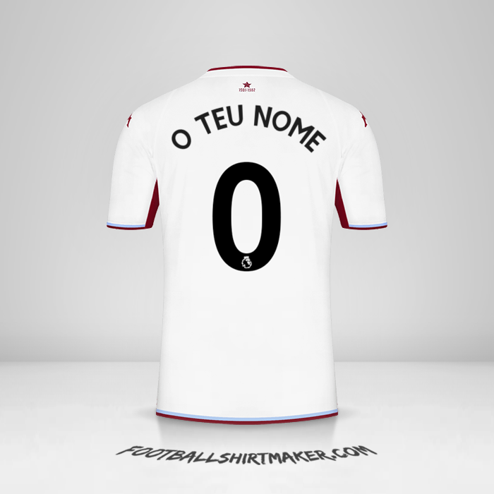 Camisola Aston Villa FC 2021/2022 II -  o teu nome - 0