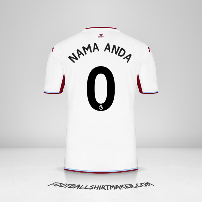 Jersey Aston Villa FC 2021/2022 II -  nama anda - 0