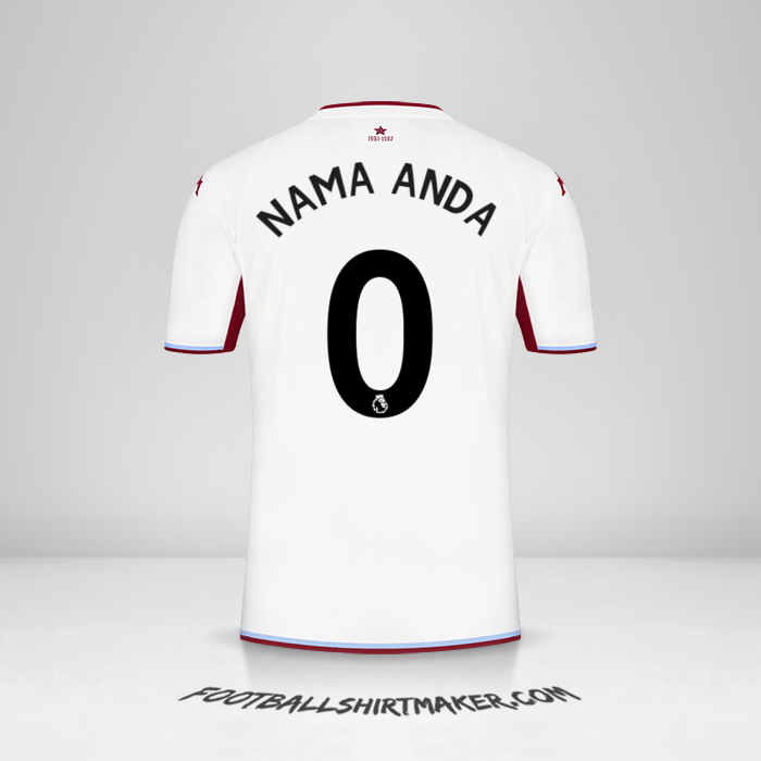 Jersey Aston Villa FC 2021/2022 II -  nama anda - 0
