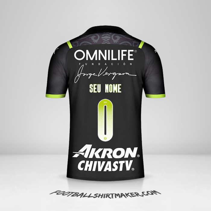 Camisa Guadalajara 2021/2022 II -  seu nome - 0