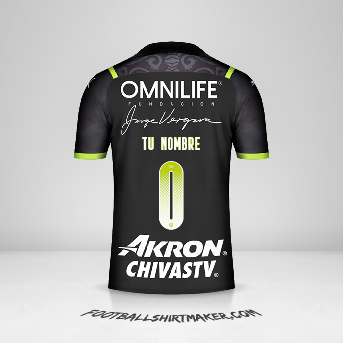 Jersey Guadalajara 2021/2022 II -  tu nombre - 0