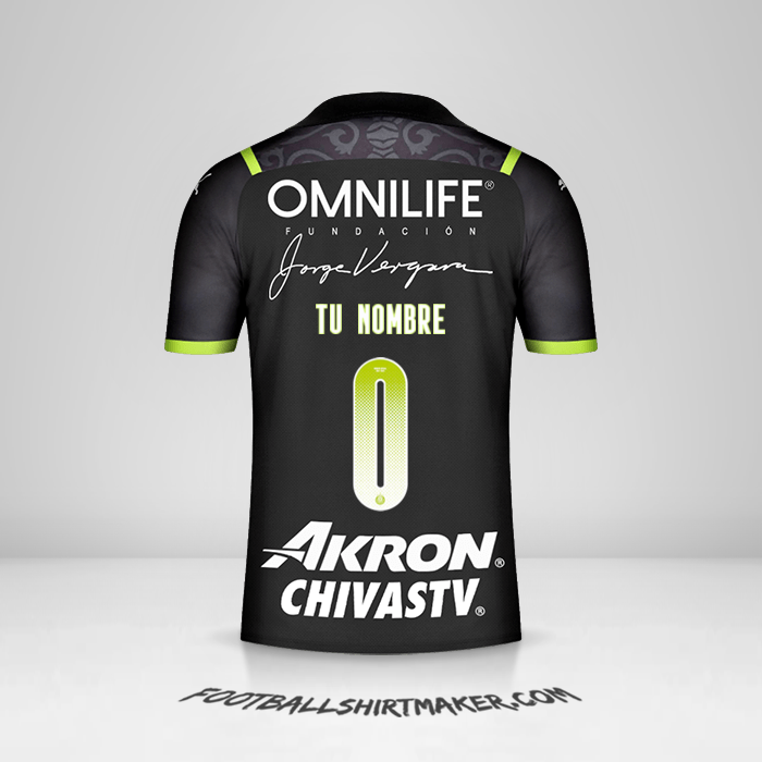 Camiseta Guadalajara 2021/2022 II -  tu nombre - 0