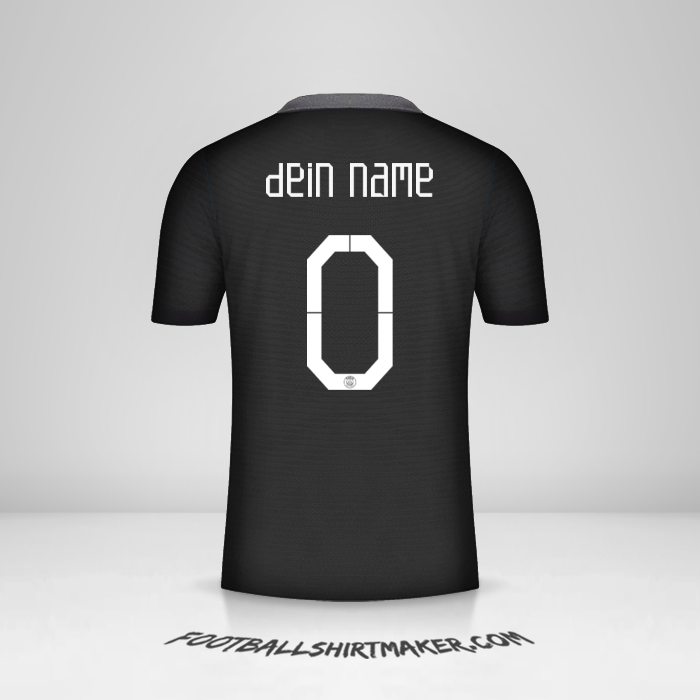 Trikot Paris Saint Germain Cup 2021/2022 III -  dein name - 0