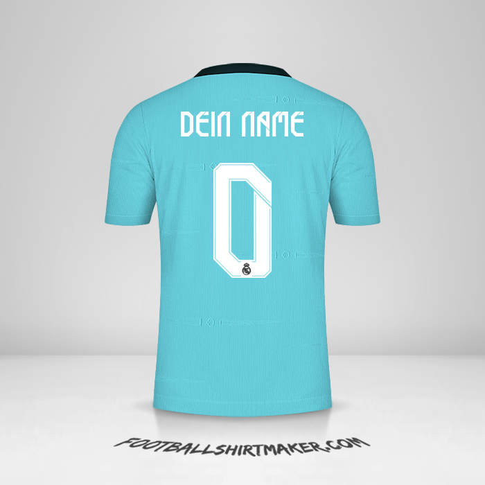 Trikot Real Madrid CF 2021/2022 Cup III -  dein name - 0