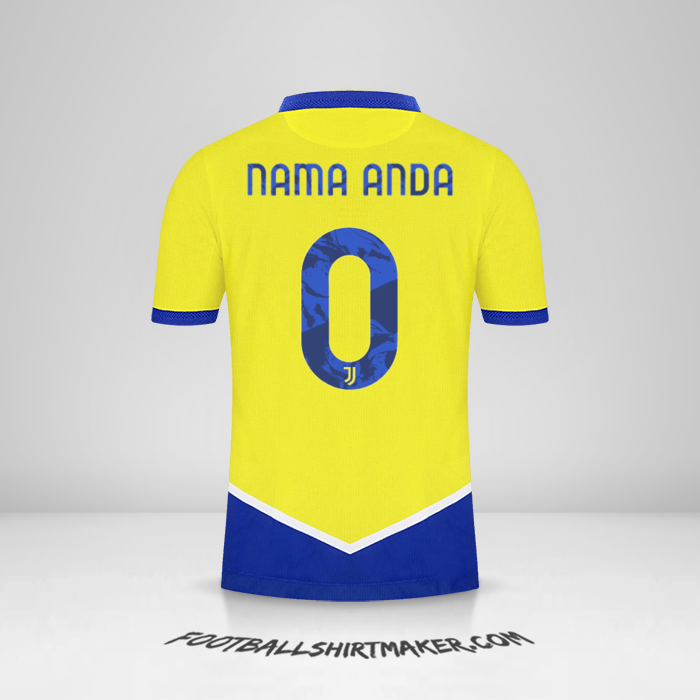 Jersey Juventus FC Cup 2021/2022 III -  nama anda - 0