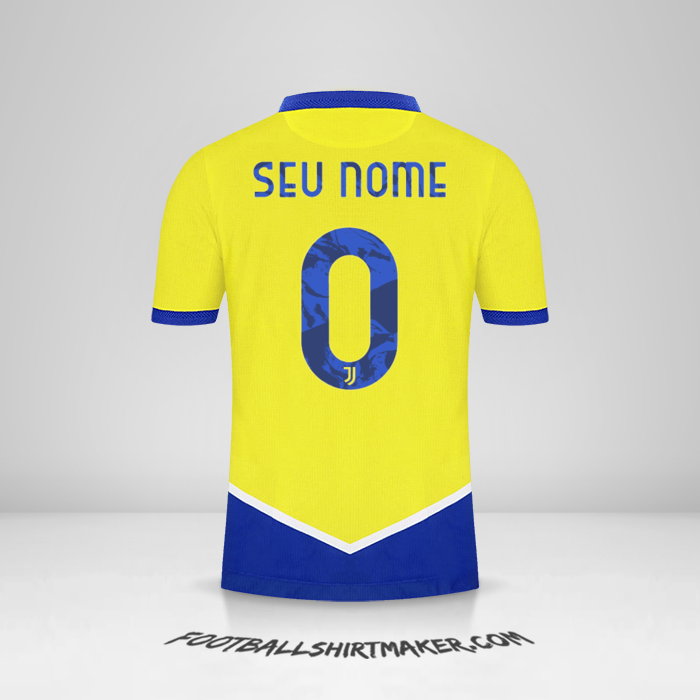 Camisa Juventus FC 2021/2022 Cup III -  seu nome - 0