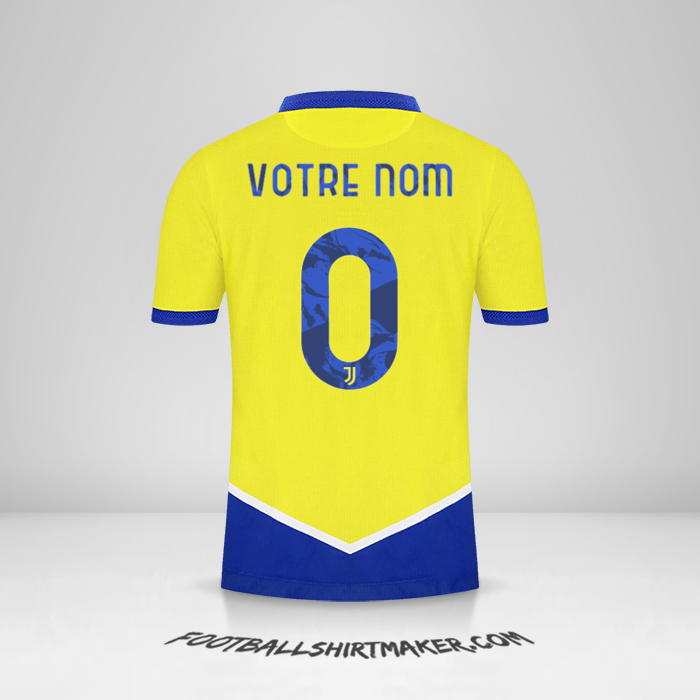Maillot Juventus FC 2021/2022 Cup III -  votre nom - 0