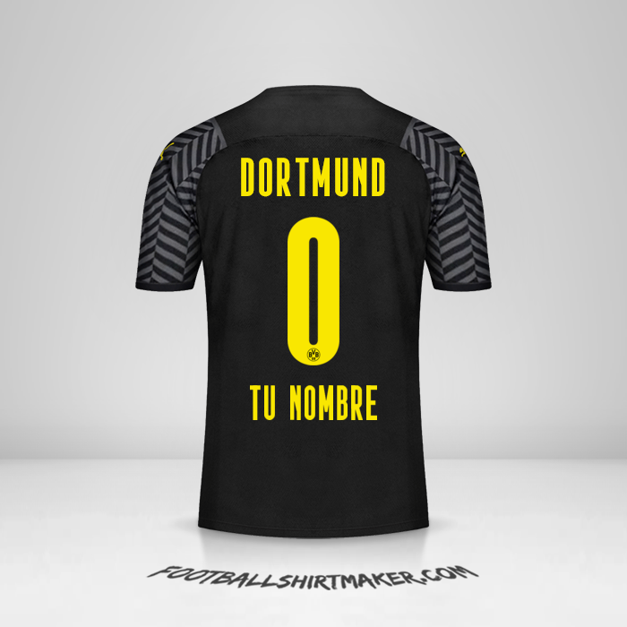 Camiseta Borussia Dortmund 2021/2022 II -  tu nombre - 0