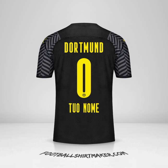 Maglia Borussia Dortmund 2021/2022 II -  tuo nome - 0