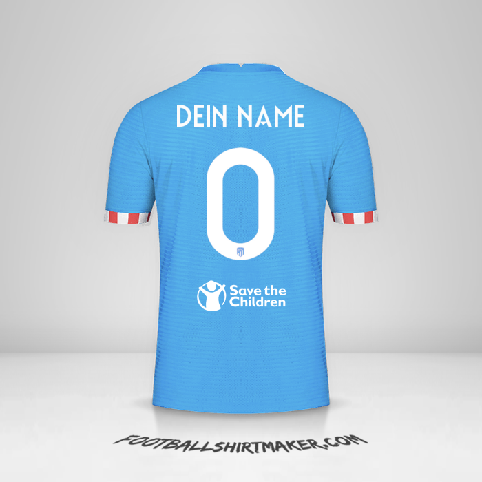 Trikot Atletico Madrid Cup 2021/2022 III -  dein name - 0
