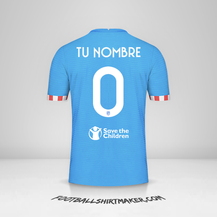 Camiseta Atletico Madrid Cup 2021/2022 III -  tu nombre - 0