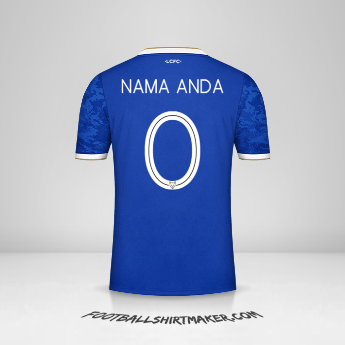 Jersey Leicester City FC Cup 2021/2022 -  nama anda - 0