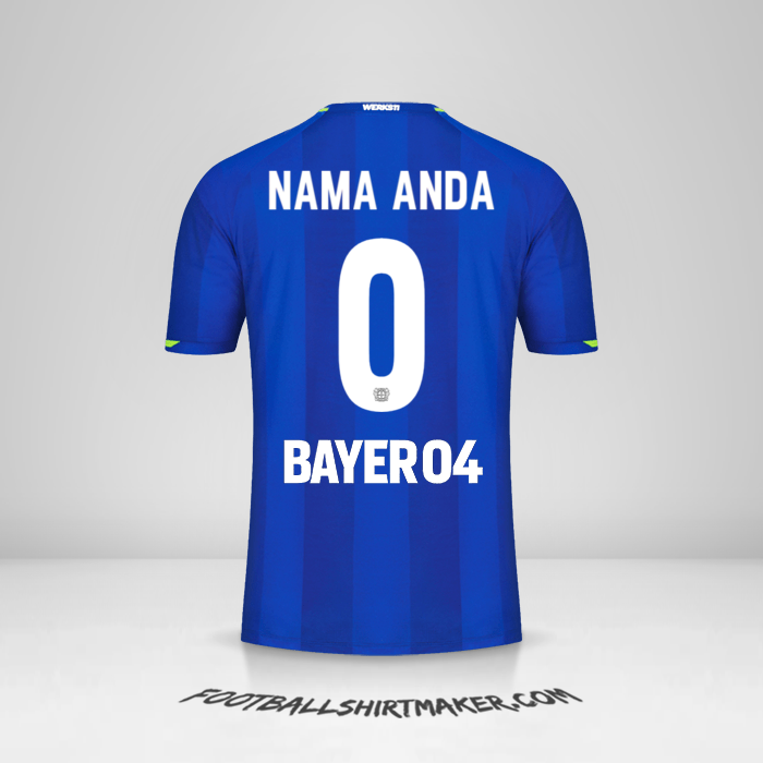 Jersey Bayer 04 Leverkusen 2021/2022 II -  nama anda - 0