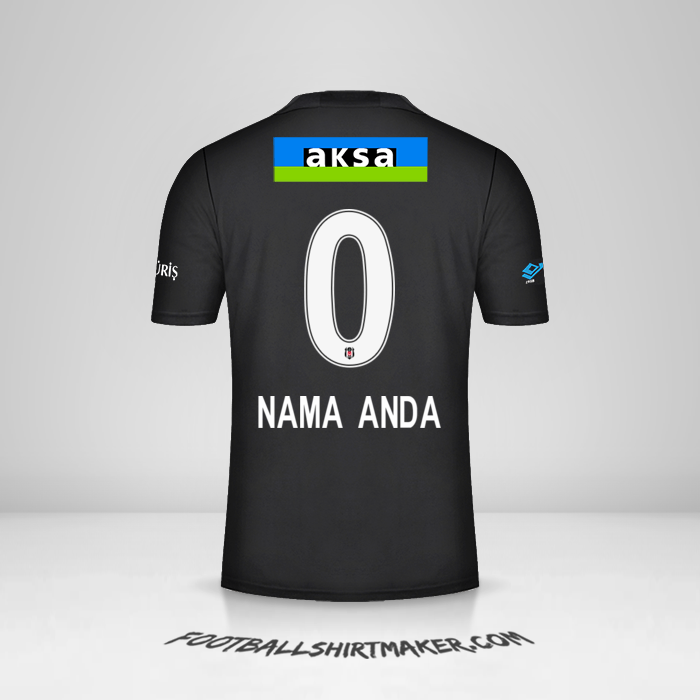 Jersey Besiktas JK 2021/2022 II -  nama anda - 0