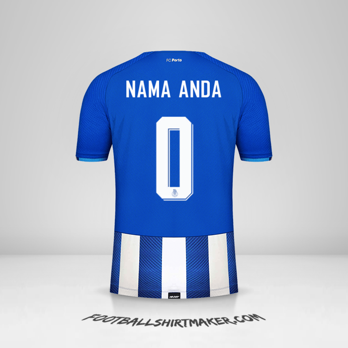 Jersey FC Porto 2021/2022 UEL -  nama anda - 0