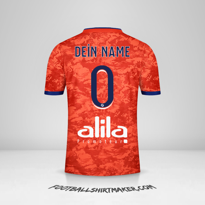 Trikot Olympique Lyon 2021/2022 II -  dein name - 0