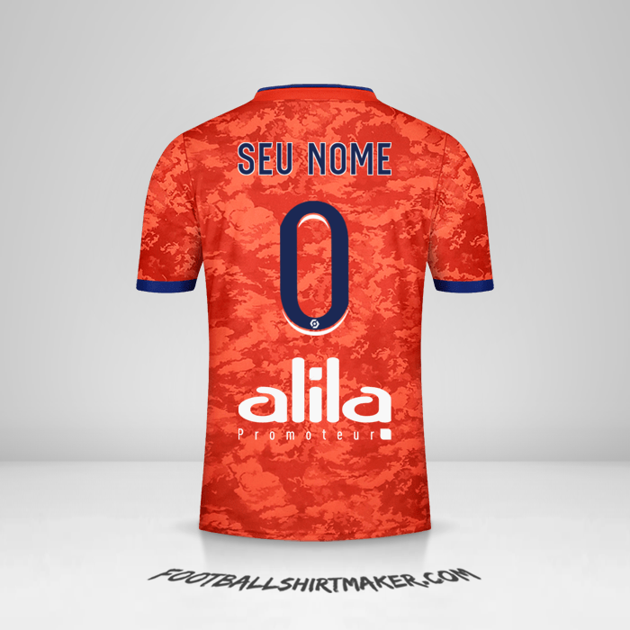 Camisa Olympique Lyon 2021/2022 II -  seu nome - 0