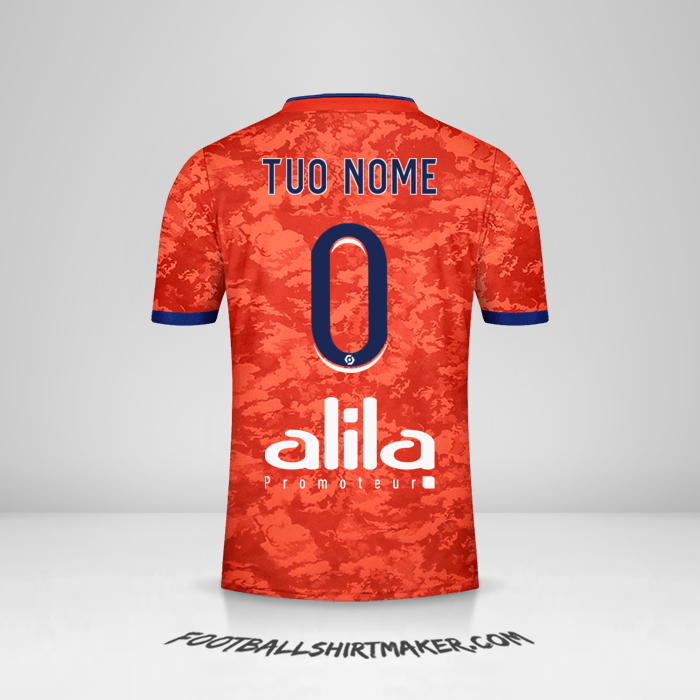 Maglia Olympique Lyon 2021/2022 II -  tuo nome - 0