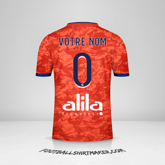 Maillot Olympique Lyon 2021/2022 II -  votre nom - 0