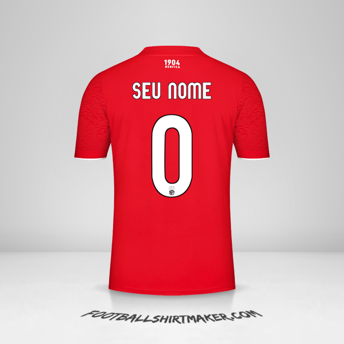 Camisa SL Benfica UCL 2021/2022 -  seu nome - 0