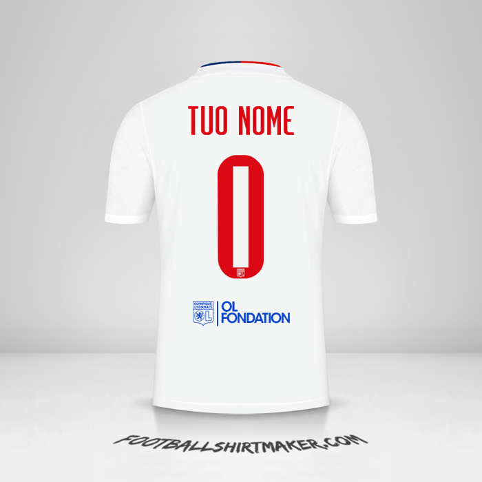 Maglia Olympique Lyon UEL 2021/2022 -  tuo nome - 0