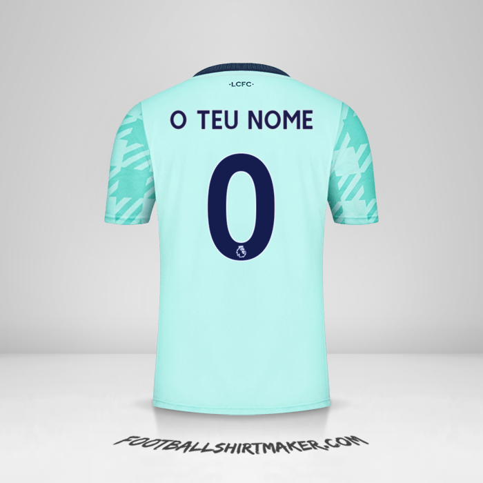 Camisola Leicester City FC 2021/2022 II -  o teu nome - 0