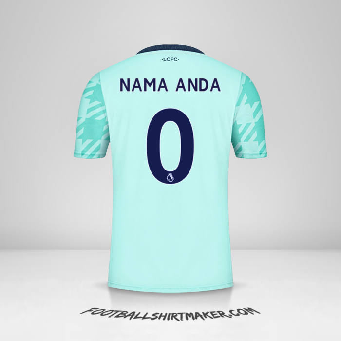 Jersey Leicester City FC 2021/2022 II -  nama anda - 0