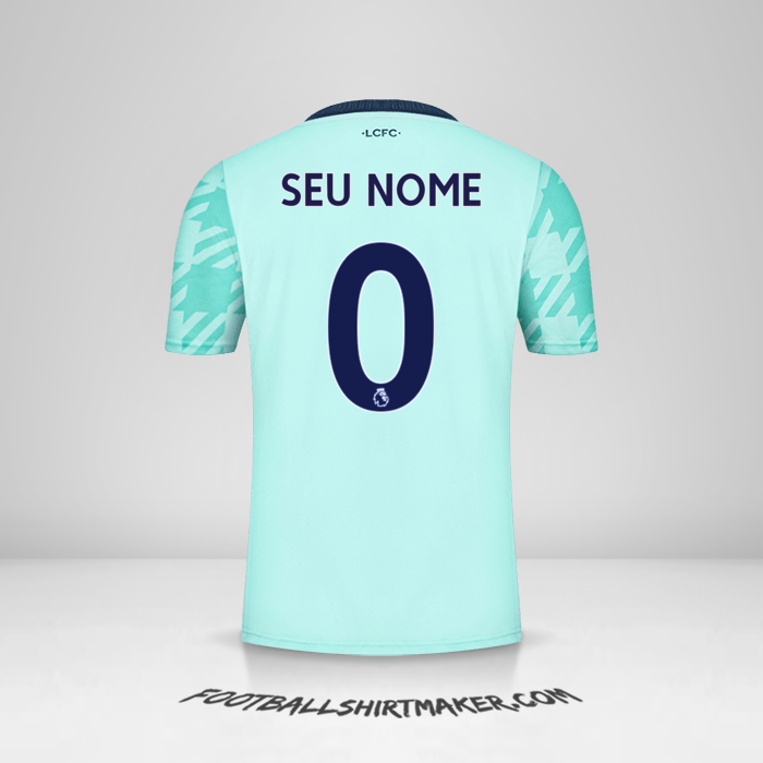 Camisa Leicester City FC 2021/2022 II -  seu nome - 0