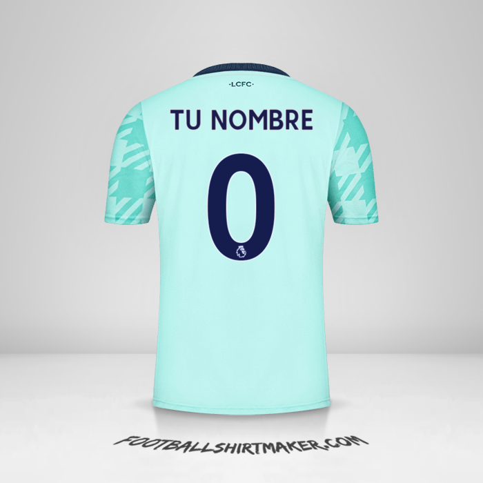 Camiseta Leicester City FC 2021/2022 II -  tu nombre - 0