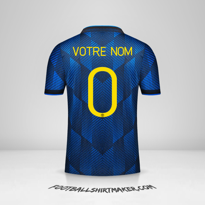 Maillot Manchester United Cup 2021/2022 III -  votre nom - 0