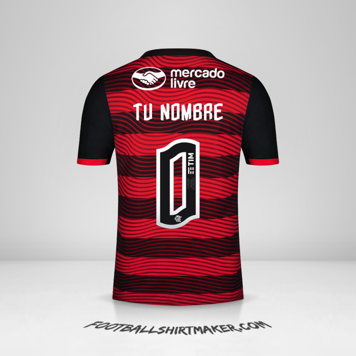 Camiseta Flamengo 2022 -  tu nombre - 0