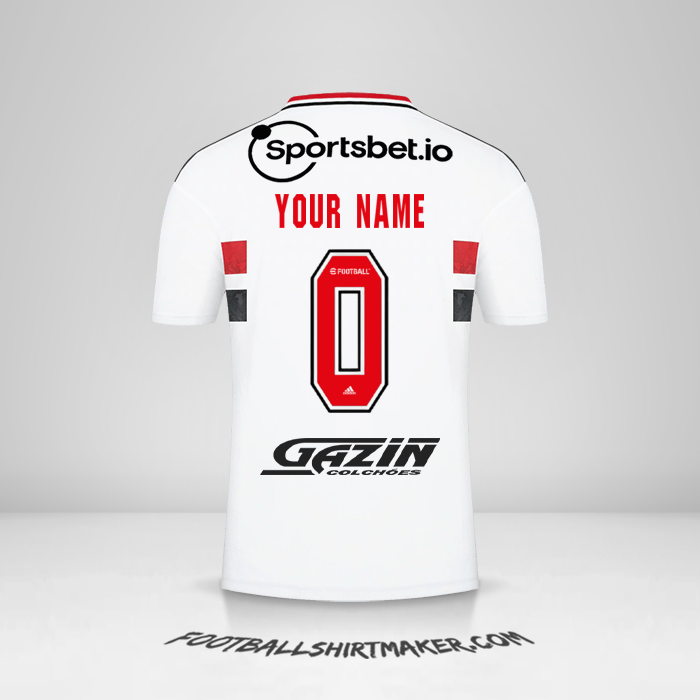 Jersey Sao Paulo FC 2022 -  your name - 0