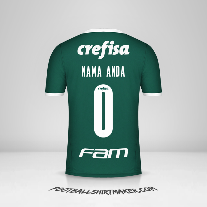 Jersey Palmeiras 2022 -  nama anda - 0