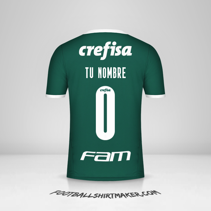 Camiseta Palmeiras 2022 -  tu nombre - 0
