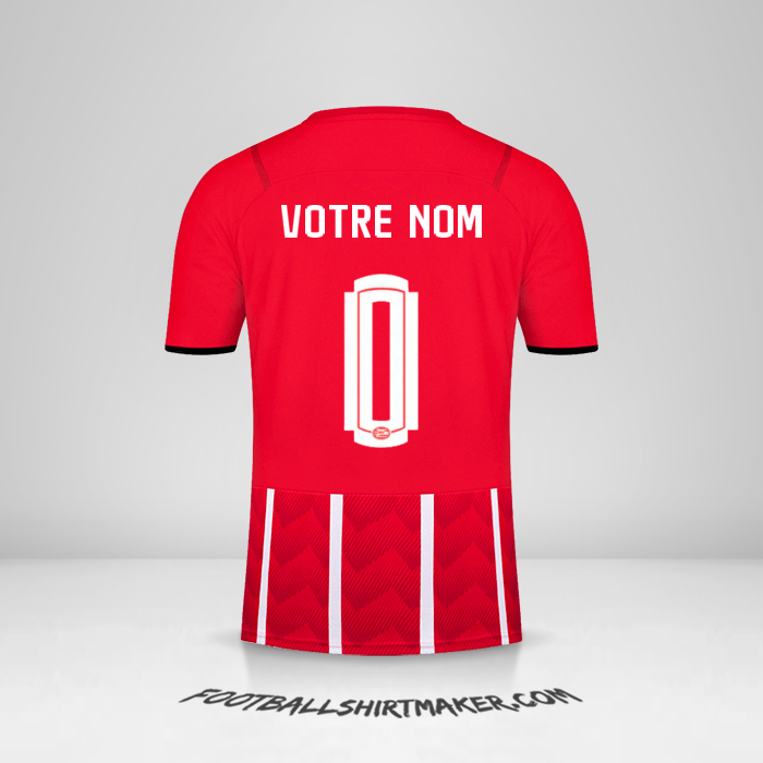 Maillot PSV 2021/2022 UEL -  votre nom - 0
