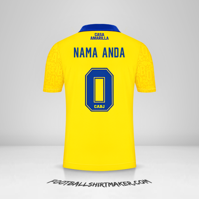 Jersey Boca Juniors 2022/23 III -  nama anda - 0