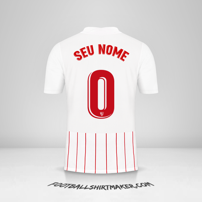 Camisa Sevilla FC 2021/2022 -  seu nome - 0