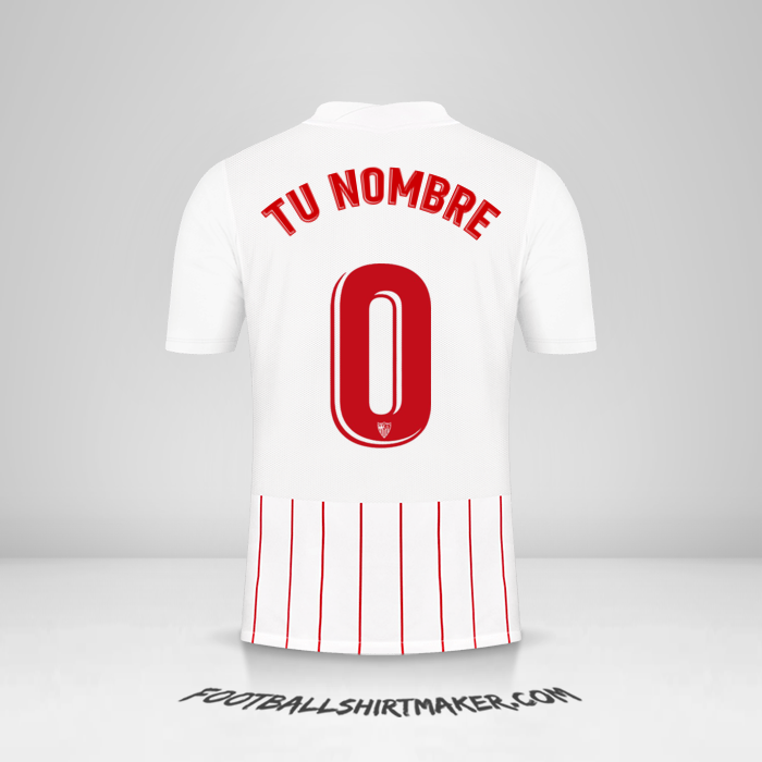 Camiseta Sevilla FC 2021/2022 -  tu nombre - 0