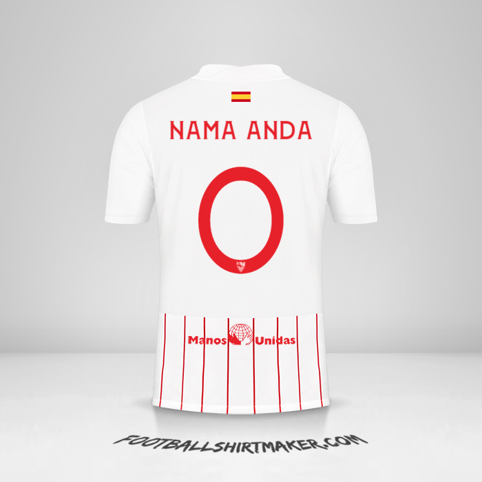 Jersey Sevilla FC Cup 2021/2022 -  nama anda - 0