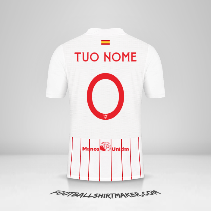 Maglia Sevilla FC Cup 2021/2022 -  tuo nome - 0