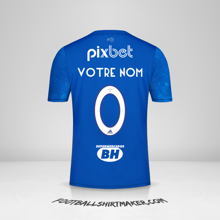 Maillot Cruzeiro 2022 -  votre nom - 0