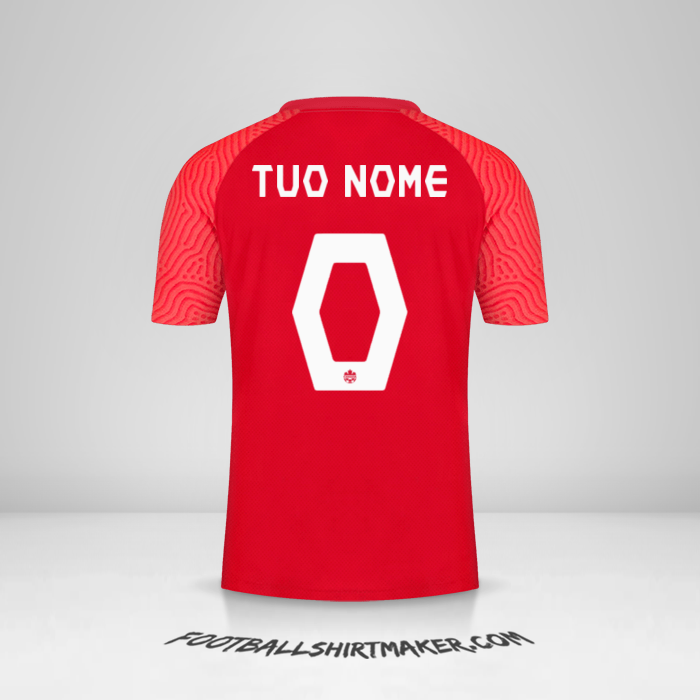 Maglia Canada 2021 -  tuo nome - 0
