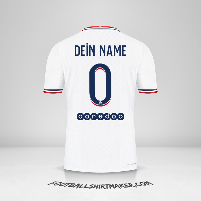 Trikot Paris Saint Germain IIII 2021/2022 -  dein name - 0