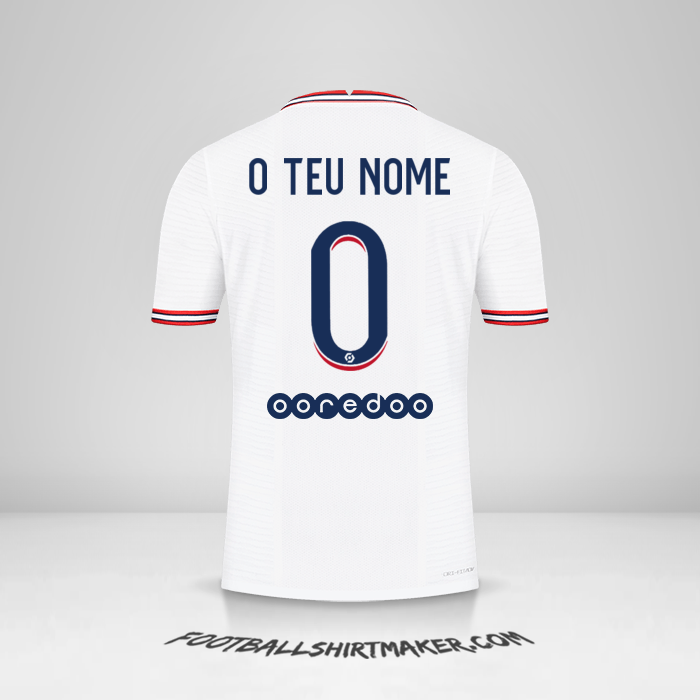 Camisola Paris Saint Germain 2021/2022 IIII -  o teu nome - 0