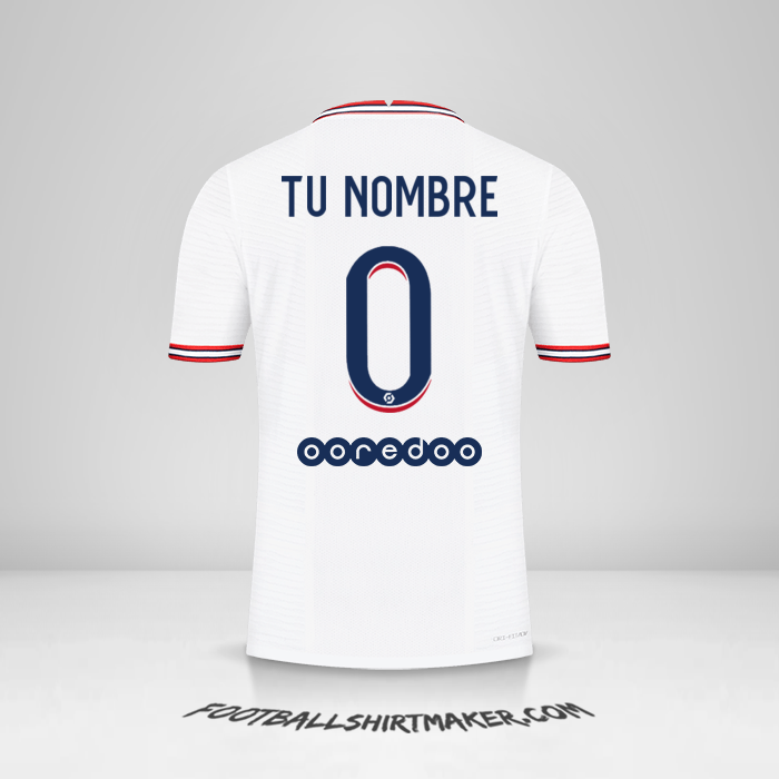 Camiseta Paris Saint Germain 2021/2022 IIII -  tu nombre - 0