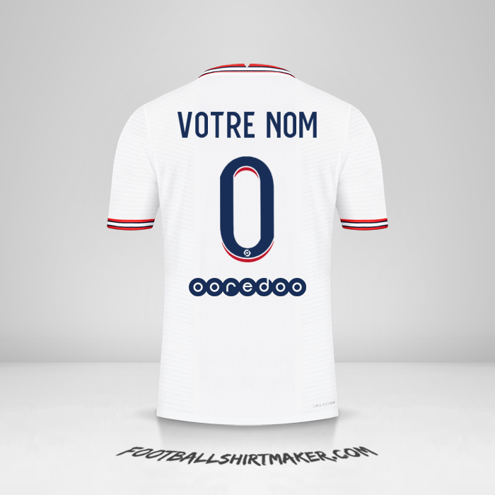 Maillot Paris Saint Germain 2021/2022 IIII -  votre nom - 0